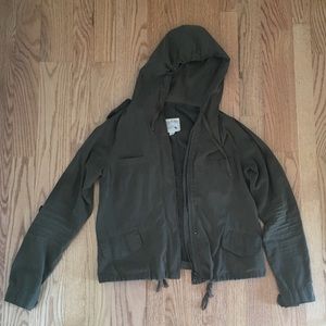 Pacsun Cropped Green Jacket